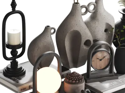 Decorative set 15 3D model purchase