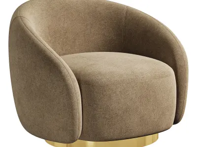 SWIVEL CHAIR BRICE 3D model