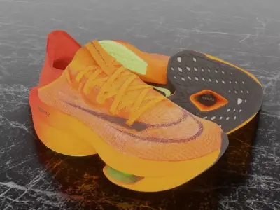 NIKE ALPHAFLY 3 3D SHOES Low-poly 3D model