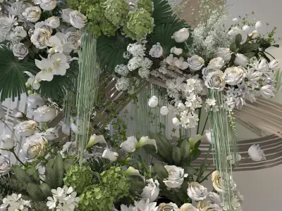 Floristry Fine art display 3D model