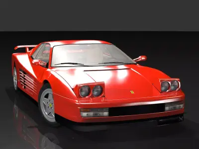 Ferrari Testarossa 3D model