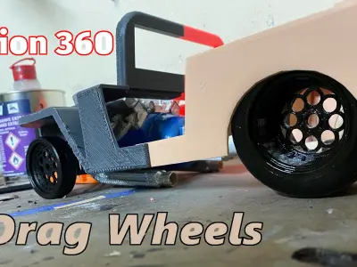 Drag Wheels 3D print model