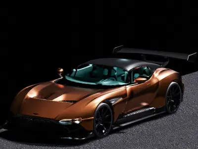 aston martin vulcan sports 3D model