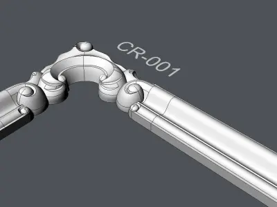 Corner Onlay CR-001 3D model