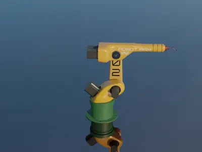 Mechanical ARM Low-poly 3D model