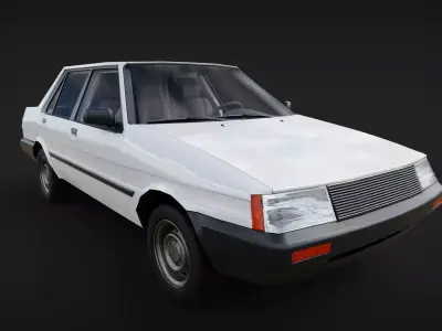 Toyota Corolla MK5  Low-poly 3D model