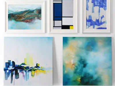 Painting frames 3 3D model