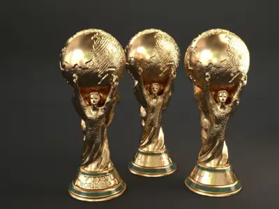 Fifa World Cup 3D model Low-poly 3D model