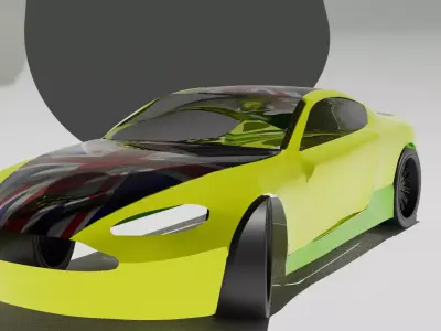 Aston Martin body kit it is not complete version 3D model