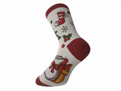 Christmas sock 3D model