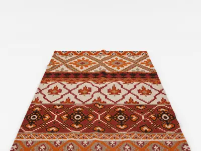Rugs No 26 Low-poly 3D model
