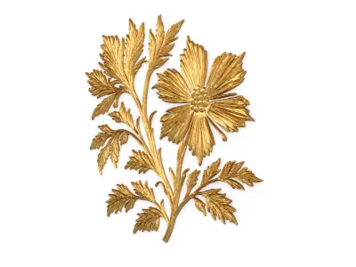 Classic decor ornament carved 38 3D model