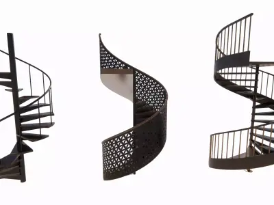 Spiral staircase -B11 3D model