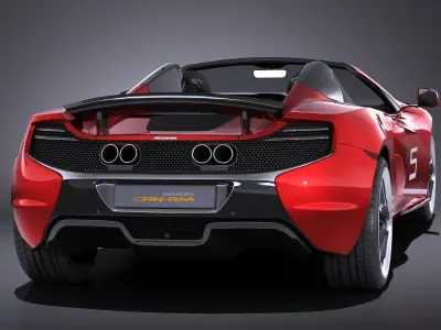 McLaren 650S Can-Am 2017 VRAY 3D model