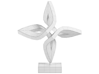 Abstract Modern Sculpture 3D model