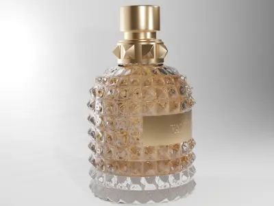 Valentino Perfume Low-poly 3D model