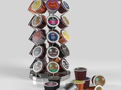 STARBUCKS COFFEE DECORATiON 3D Model Collection