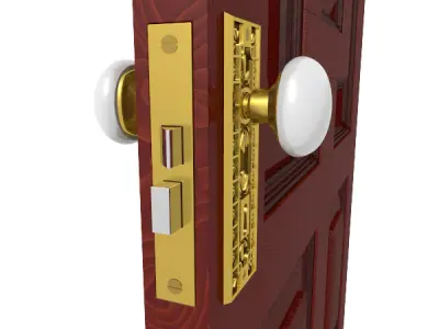 Door Knob Hardware 4 3D model