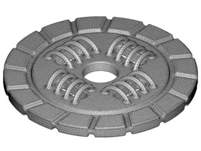 Kids Engineering Clutch Plate 3D print model