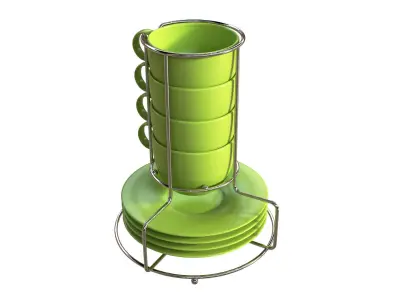 Cups Organizer Free 3D model