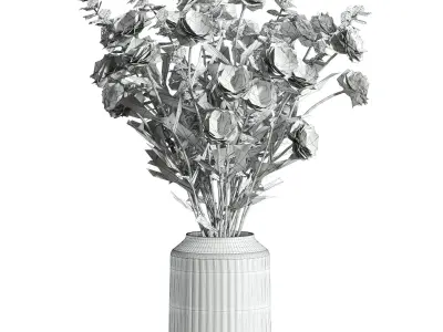bouquet set 3D model 6