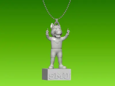 NCAA - Necklaces Southern Methodist University 3D print model
