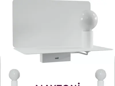 Table lamp Rack C182-TL-01-W Maytoni Modern Free 3D model