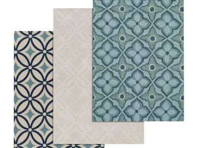 Rug Set 611 3D model