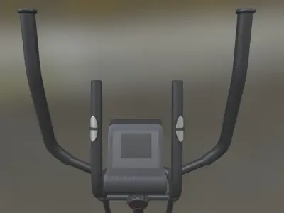 Gym Cycle Low Poly 3D model