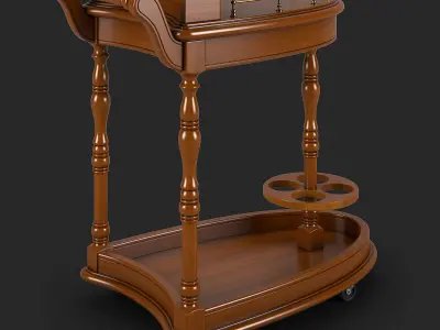 2650200 230-1 Carpenter Dining cart 3D model