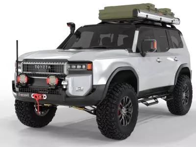 Toyota Land Cruiser Prado 2024  3D model