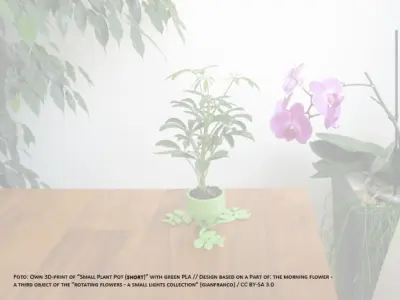 Small Plant Pot - long Free 3D print model