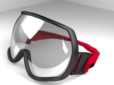 Goggles ski 3D model