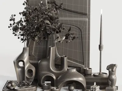 Decor set 003 3D model