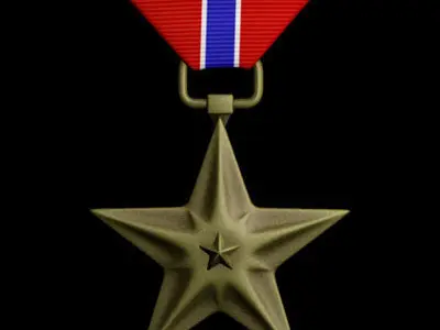 USAF Bronze Star Medal 3D model