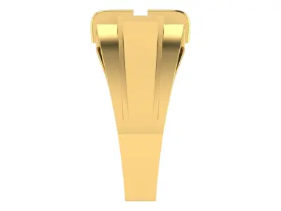 Diamond Ring Hip Hop Simple for Man 3D print model