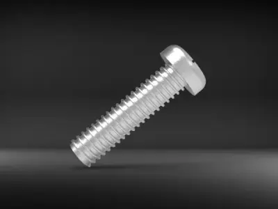 3D Binding Head Screw Model 3D print model