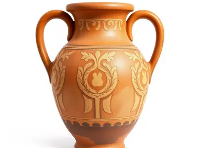 Terra Cotta Vase model pack Low-poly 3D model