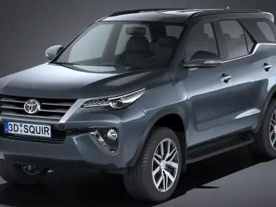 Toyota Fortuner 2017 3D model