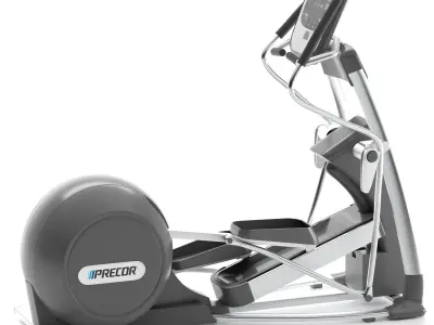 Stationary bicycle Precor Low-poly 3D model