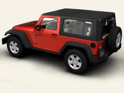 Jeep Wrangler 2007 3D model