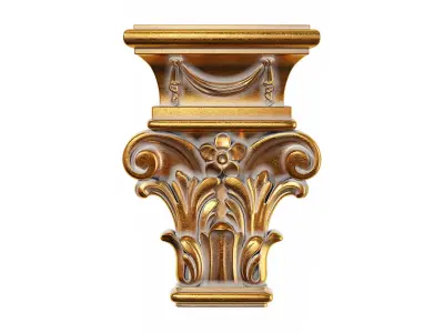 Classic capitel 03 3D model
