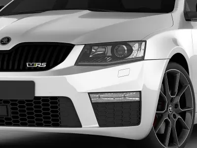 Skoda Octavia RS sedan 2014 3D model