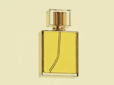 Perfume bottle Low-poly 3D model