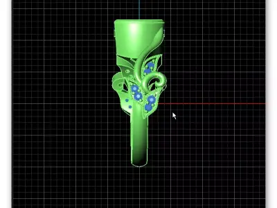 oval jewelry ring luxury 3D print model