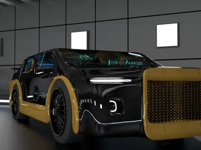 Futuristic Car 3D model