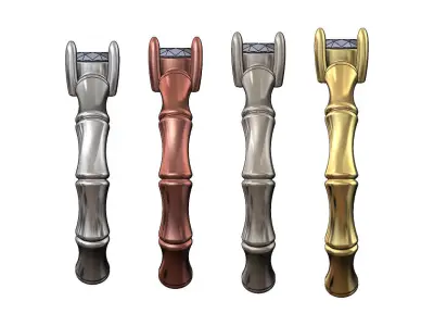 Bamboo 5mm diamond solitaire ring Us sizes 6to9 3D print model