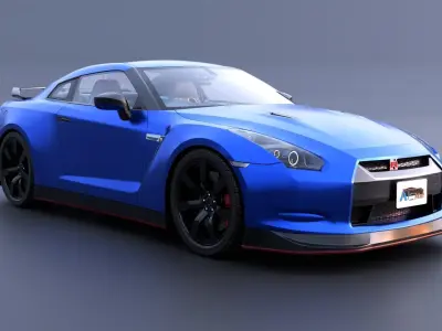 Nissan GT-R R35-Std-SCS01 3D model