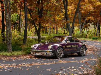 Realistic Car Road Scene Blender File 3D model