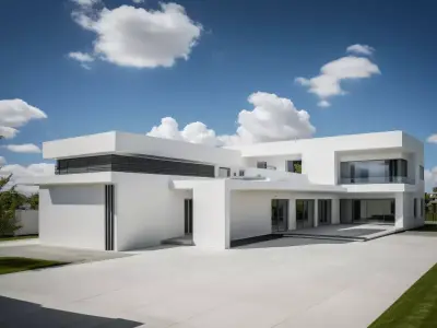 Katonah Residential Villa Revit Model Low-poly 3D model